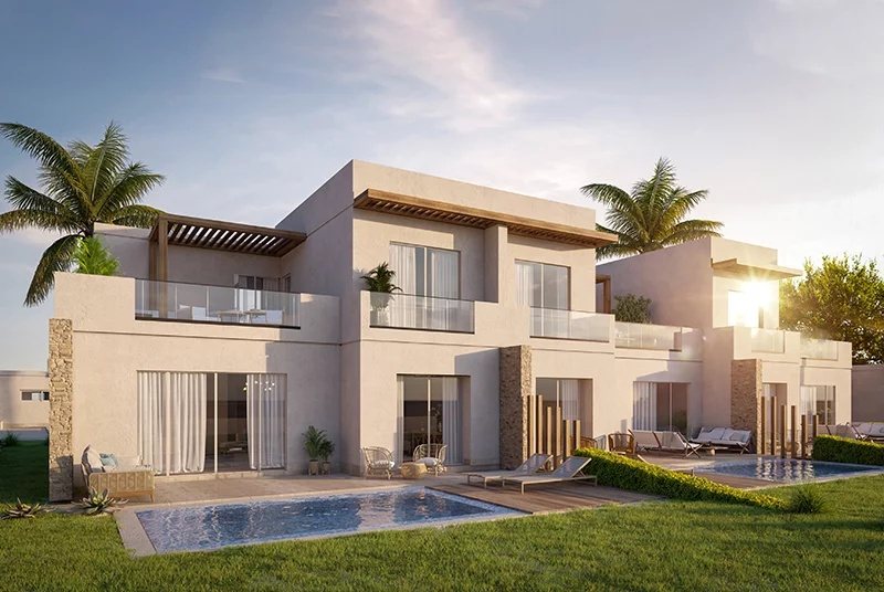 Fanar Views twin villas with private pools